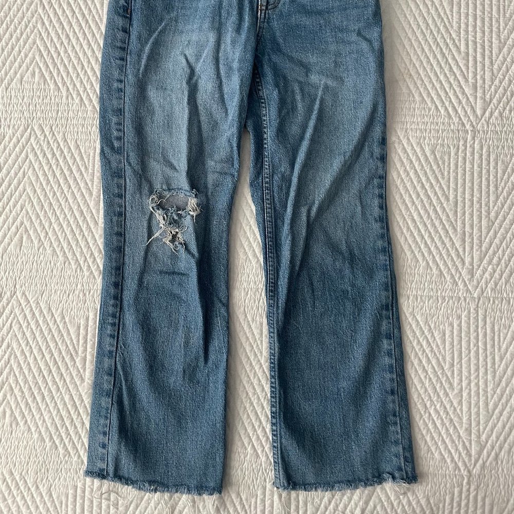 ASOS Cropped Jean with Fringe Bottom